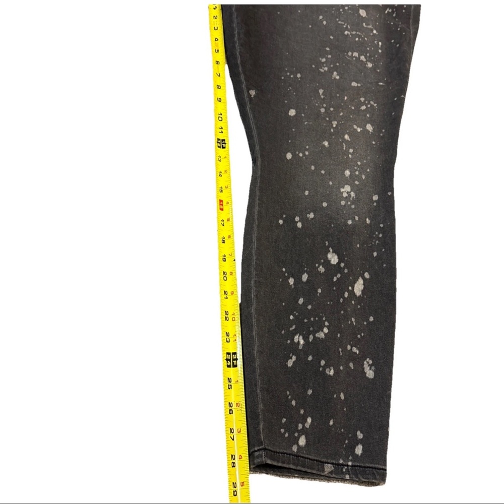 Fashion Nova Women’s Curve On The Spot Paint Splatter Gray Skinny Jeans Size 20W - Picture 11 of 15